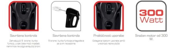 SEB Tefal mikser HT310838 SEB Tefal mikser HT310838