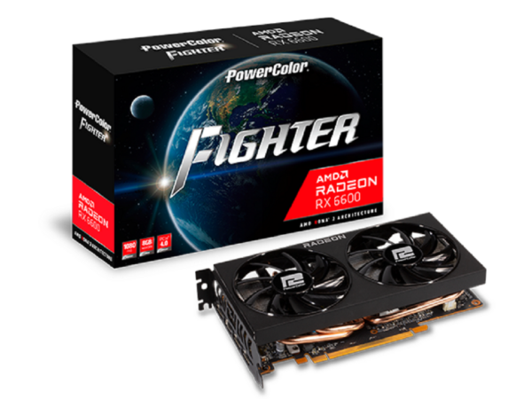 POWER COLOR AXRX6600 8GBD6-3DHFighter AMD Radeon RX66008GB GDDR6 128bit;HDMI