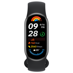 Xiaomi Smart Band 9, crna 1.62" displej, 60Hz, 3-axis accelerometer - Slika 1