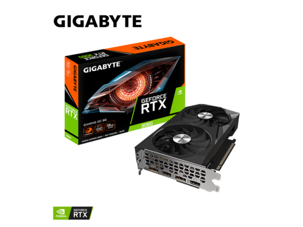 GIGABYTE GV-N3060GAMING OC-8GDnVidia GeForce RTX 30608GB GDDR6 128bit;2xHDMI