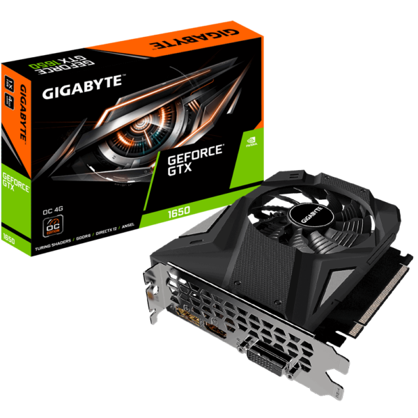 GIGABYTE VGA GV-N1656OC-4GDnVidia GeForce GTX 16504GB GDDR6 128bit;DVI