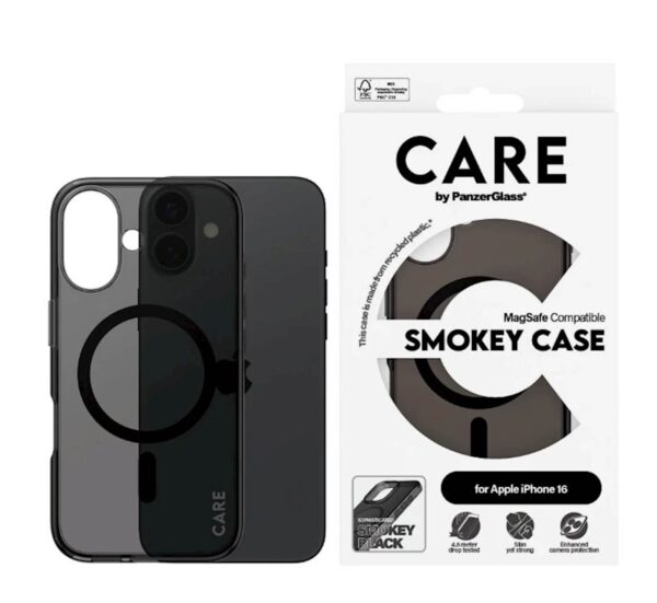 Zaštitni okvir Care Smokey MS iPhone 16 Zaštitni okvir Care Smokey MS iPhone 16