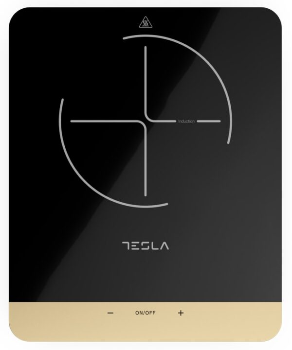 TESLA Indukcijski rešo IC401BSnaga 2000 W; Smart Touch senzori; Black Crystal Glass; 8 nivoa snage
