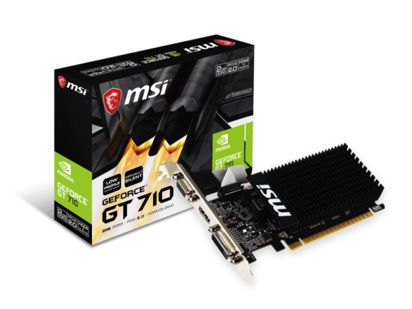 MSI VGA GT 710 2GD3H LPNVIDIA GeForce GT 7102GB DDR3 64bit;VGA