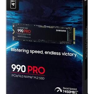 Samsung SSD 990 PRO 4TBNVMe M.2,PCIe Gen 4.0 x47450MB/s read,6900MB/s write - Slika 1