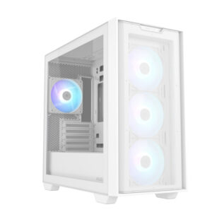 ASUS A21 PLUS TG ARGB WHITE4x 120mm ARGB fans, microATXMini-ITX, - Slika 1