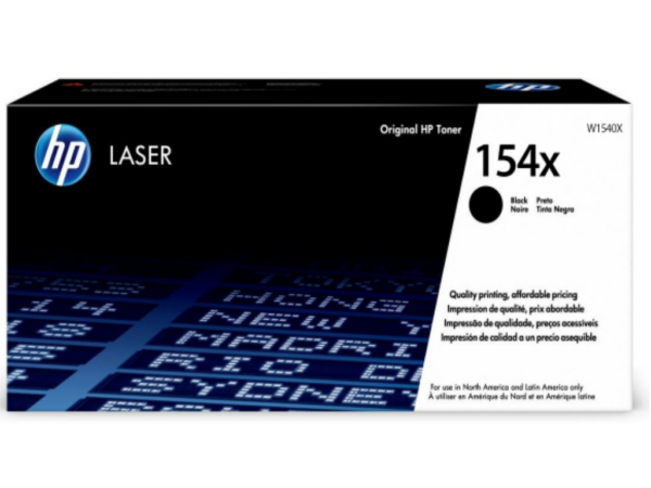 HP Toner W1540X Black 154X