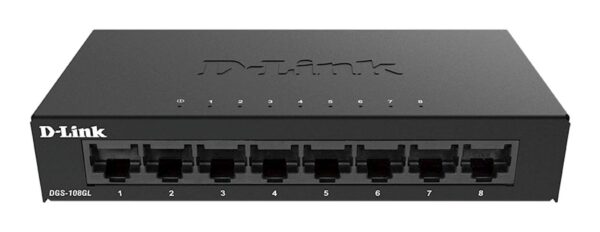 Switch DLINK 8-Port Gigabit Unmanaged Desktop DGS-108GL Switch DLINK 8-Port Gigabit Unmanaged Desktop DGS-108GL
