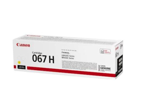 TONER CANON CRG-067H Y ZA LBP63x TONER CANON CRG-067H Y ZA LBP63x