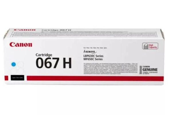 TONER CANON CRG-067H C CYAN ZA LBP63x TONER CANON CRG-067H C CYAN ZA LBP63x