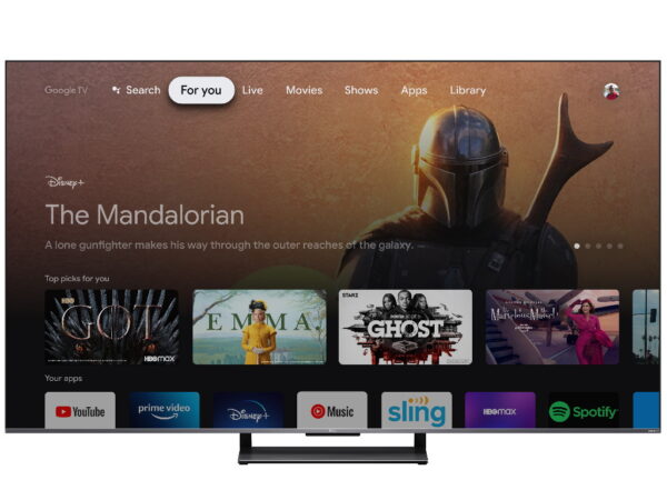 TCL 75"C735 4K QLED TV-Google TV 144Hz- 75C735