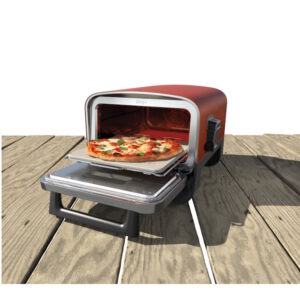 Ninja vanjska pec za pizzu8u1 uredjaj, snaga 2400W,Woodfire tehn. do 30% brze, tezina 22kg, - Slika 1