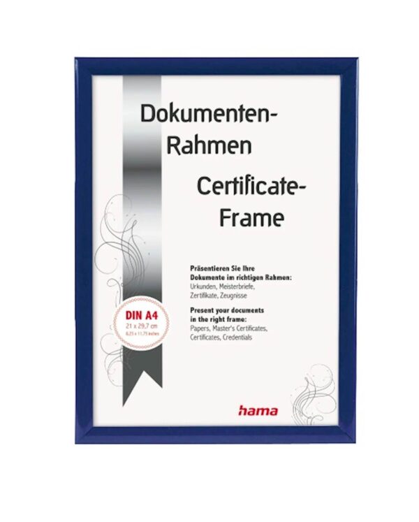 Okvir za slike HAMA Madrid plast. plavi 21x29 Okvir za slike HAMA Madrid plast. plavi 21x29