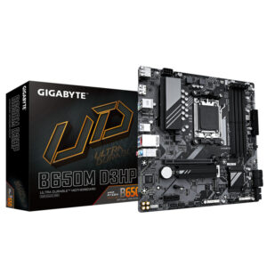 Gigabyte MB B650M D3HPAM5; 4xDDR5; 2xM.2;4xSATA, 6x USB,HDMI,2x DP, microATX - Slika 1