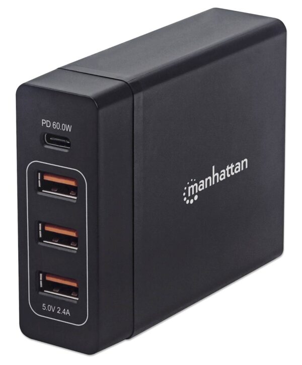 DOCKING MANHATTAN 4/1 3 USB A 1 USB C PORT 72W DOCKING MANHATTAN 4/1 3 USB A 1 USB C PORT 72W