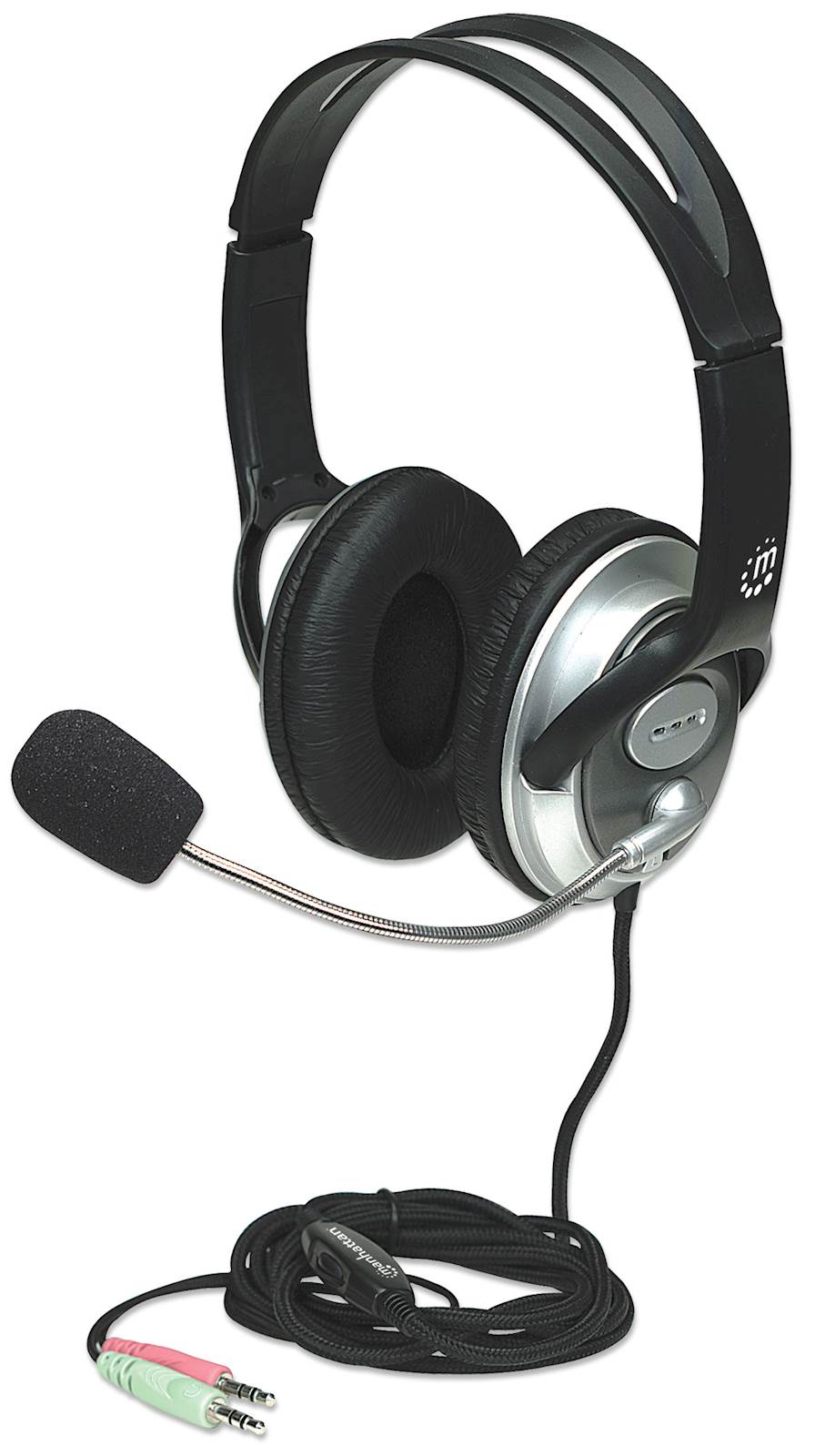 SLUŠALICE MANHATTAN STEREO SA MIKROFONOM ŽIČNE