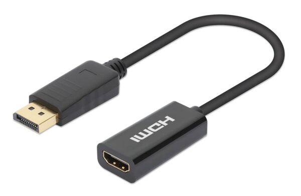 ADAPTER MANHATTAN Active DP-Male/HDMI-Female ADAPTER MANHATTAN Active DP-Male/HDMI-Female