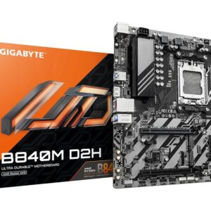 Gigabyte MB B840M D2HAM5, 2x DDR5, 2x M.2, 4x SATA12xUSB; 1x HDMI, mATX; - Slika 1