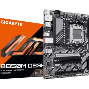 Gigabyte MB B850M DS3HAM5, 4x DDR5, 2x M.2, 4x SATA8xUSB, 1x HDMI, 2x DP, mATX - Slika 1