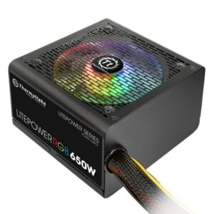 Thermaltake Litepower RGB 650WBlack RGB,6+2pin PCI-E Connector x 2 - Slika 1