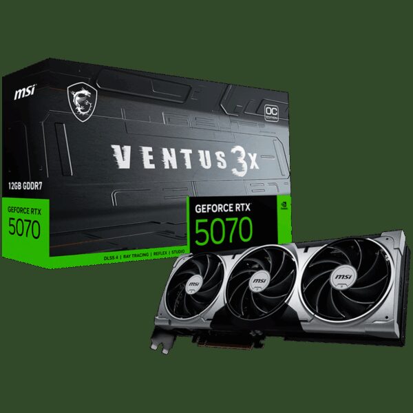 MSI RTX 5070 12G VENTUS 3X OC MSI RTX 5070 12G VENTUS 3X OC