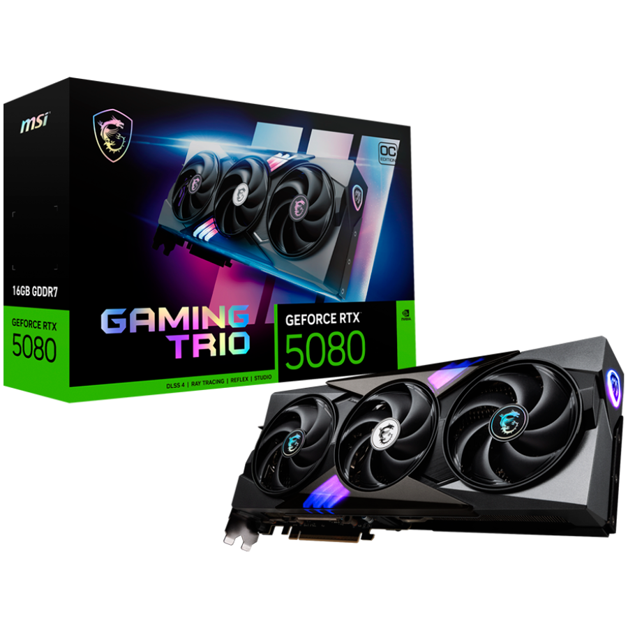 MSI RTX 5080 16G GAMING TRIO OC