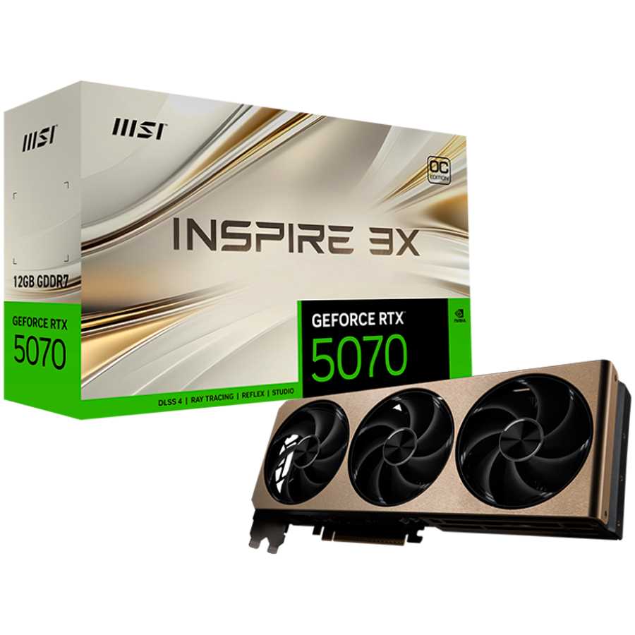 MSI RTX 5070 12G INSPIRE 3X OC