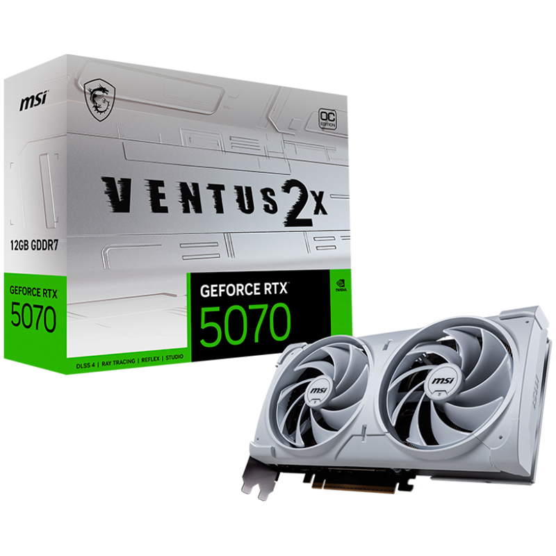 MSI RTX 5070 12G VENTUS 2X OC WHITE