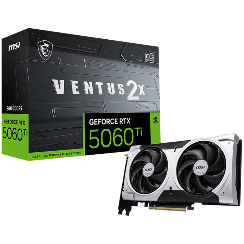 MSI RTX 5060 TI 8G VENTUS 2X OC PLUS