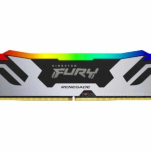 Kingston 16GB 6400MHz DDR5 RGBFury Renegade,Black/Silver RGB(1x16GB), CL32, 288-pin, XMP, - Slika 1
