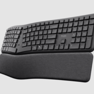 Trust Keyra ergo multiwireless tastatura, US layout,USB-C, USB-A, bluetooth - Slika 1