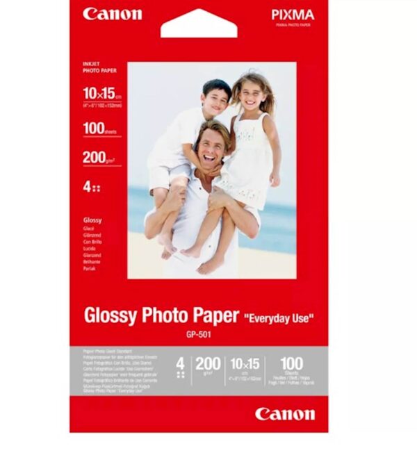 Papir CANON GP-501 10x15 CM (100 kom 200 gr.) Papir CANON GP-501 10x15 CM (100 kom 200 gr.)