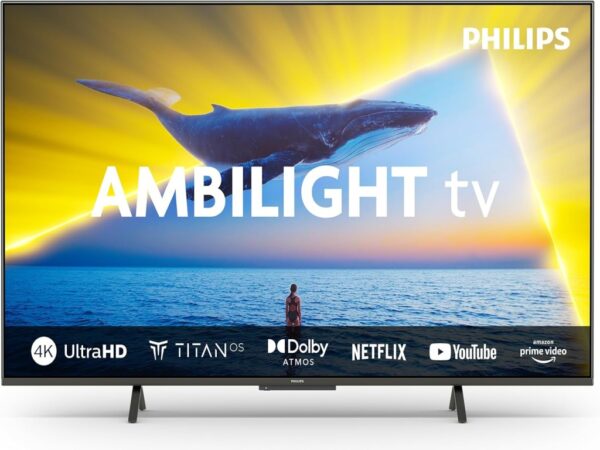 Philips 65"PUS8109 4K Titan OSAmbilight s 3 strane; HDMI 2.1Pixel Precise Ultra HD; Dolby Atmos 65PUS8109/12