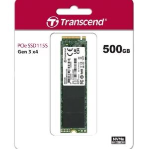Transcend SSD 500GB M.2 NVMePCIe Gen3 x4,3,000/1,600 MB/s - Slika 1
