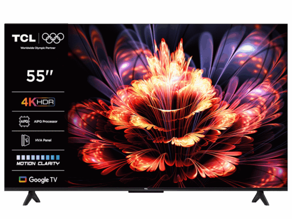 TCL 55"V6C 4K TV Google OSHDR10 HVA Panel Motion ClarityDolby Audio; AiPQ Processor; 55V6C