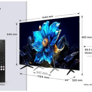TCL 65"P7K 4K QLED TV 60HzGoogle TV; HDR multi-format;HVA Panel; Game Master; Dolby Atmos; - Slika 2