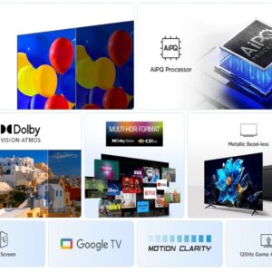 TCL 65"P7K 4K QLED TV 60HzGoogle TV; HDR multi-format;HVA Panel; Game Master; Dolby Atmos; - Slika 3
