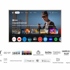 TCL 75"A300W NXTVISION 4K QLEDGoogle OS; 144Hz VRR ART TV;Dolby Atmos; Ambient mode; HDMI 2.1 - Slika 2