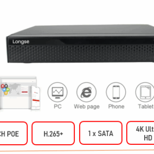 IP Snimač 16CH / 8CH POE H.265 4K NVR2108DP - Slika 1