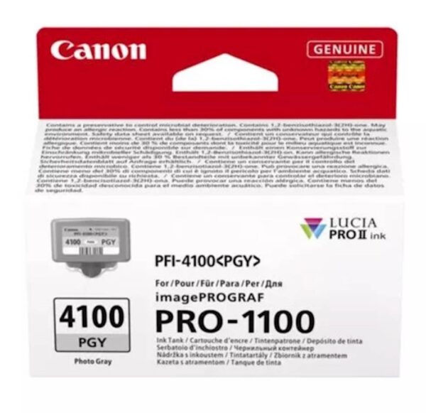 Tinta CANON PFI-4100 PGY Tinta CANON PFI-4100 PGY