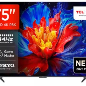 TCL 75"P8K 4K QLED TV 144HzGoogle TV; Motion Clarity Pro;Game Master; Onkyo 2.1; - Slika 1