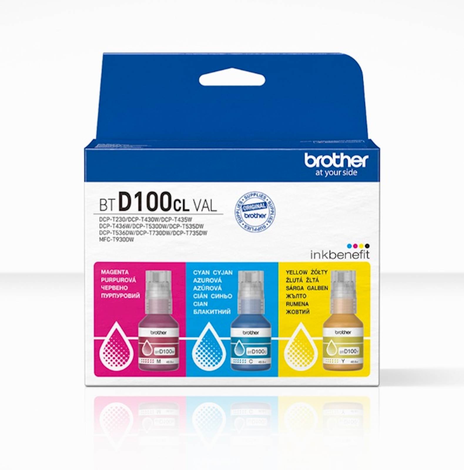 Tinte BROTHER BTD100CLVAL