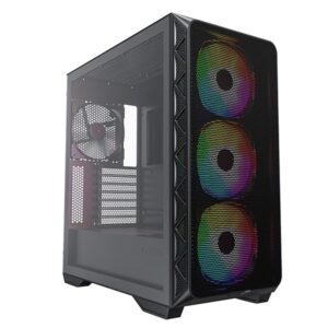 Montech Air 903 Max Black Mid-tower, TG, E-ATX, 4x 140mm PWM ARGB Fans - Slika 1