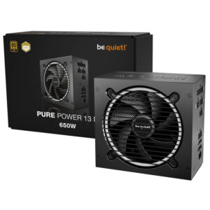 be quiet! Pure Power 650W Gold13M, 80 PLUS, ATX 3.1, PCIe 5.1, black - Slika 1
