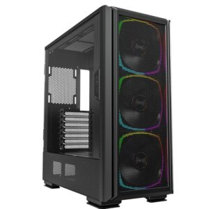 Montech Sky Two GX Black TG, E-ATX, Mid-Tower 3x 140mm ARGB Fans - Slika 1