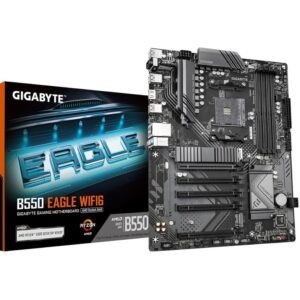 Gigabyte MB B550 EAGLE WIFI6 AM4, 4xDDR4, Wi-Fi 6, 2xM.2 4xSATA, 11x USB, ATX - Slika 1