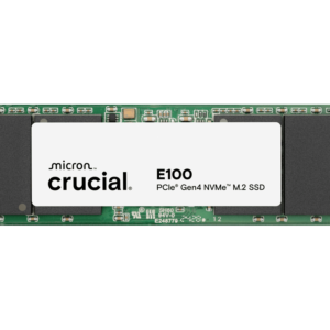 Crucial SSD E100 1TB NVMe M.23,5000/4500 MB/s,PCIe Gen 4 x4 - Slika 1