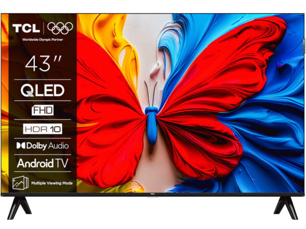 TCL 43"S5K FHD QLED TV60 Hz HDR 10 Android TV;Dolby Digital Plus
