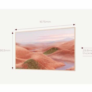 TCL 75"A300W NXTVISION 4K QLEDGoogle OS; 144Hz VRR ART TV;Dolby Atmos; Ambient mode; HDMI 2.1 - Slika 1