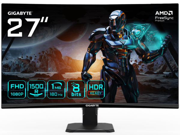 Gigabyte Monitor 27" GS27FC EU27" VA 1500R
